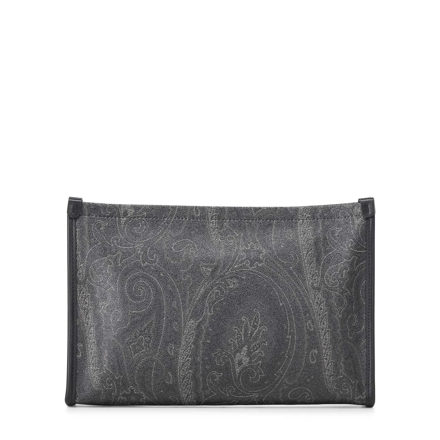 Etro Crossbody Bags - Pouch mit Paisley-Muster - Gr. unisize - in Schwarz - für Damen und Herren