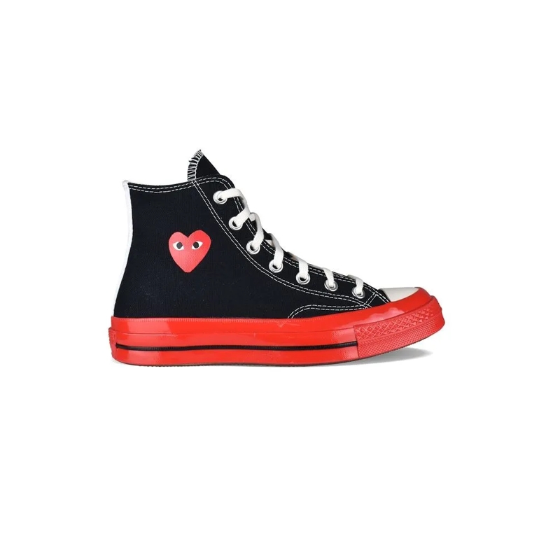 Comme des Garcons Low-Top-Sneaker Chuck Taylor High-Top Sneakers Black