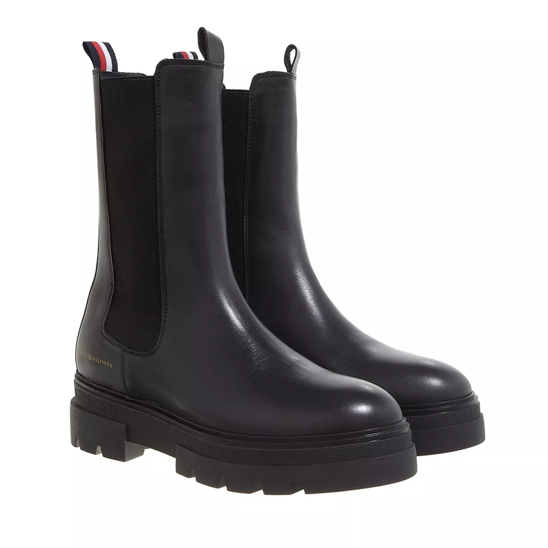 Tommy Hilfiger Stiefel Monochromatic Chelsea Boot Black