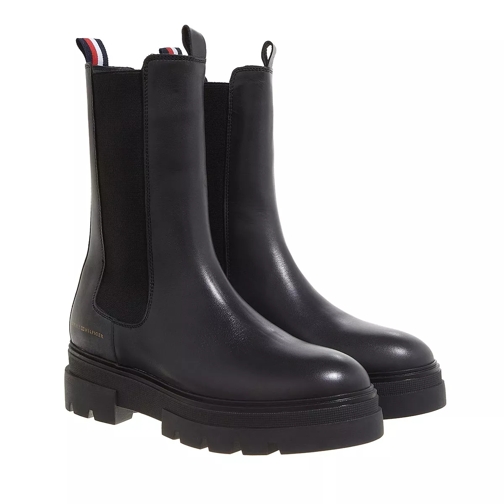 Tommy Hilfiger Monochromatic Chelsea Boot Black Stiefel