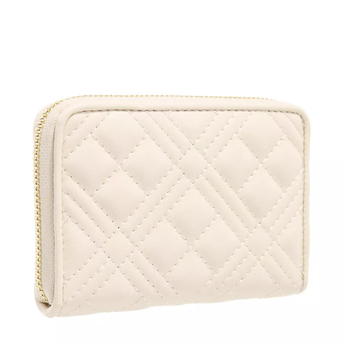 Love Moschino Portaf Quilted Pu Avorio | Portemonnaie mit Zip  