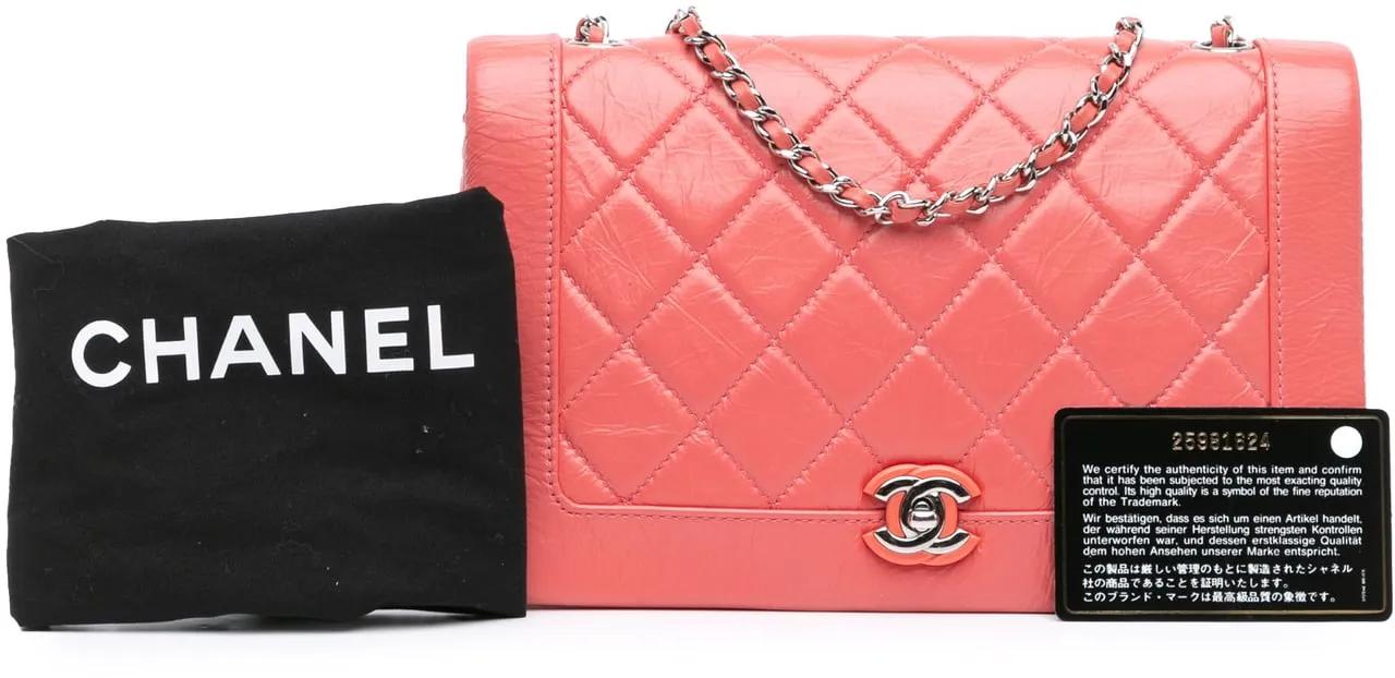 Thumbnail - Chanel Hobo Bags - Crumpled Calfskin Bi Quilted Vintage Full Flap - Gr. unisize - in Gold - für Damen