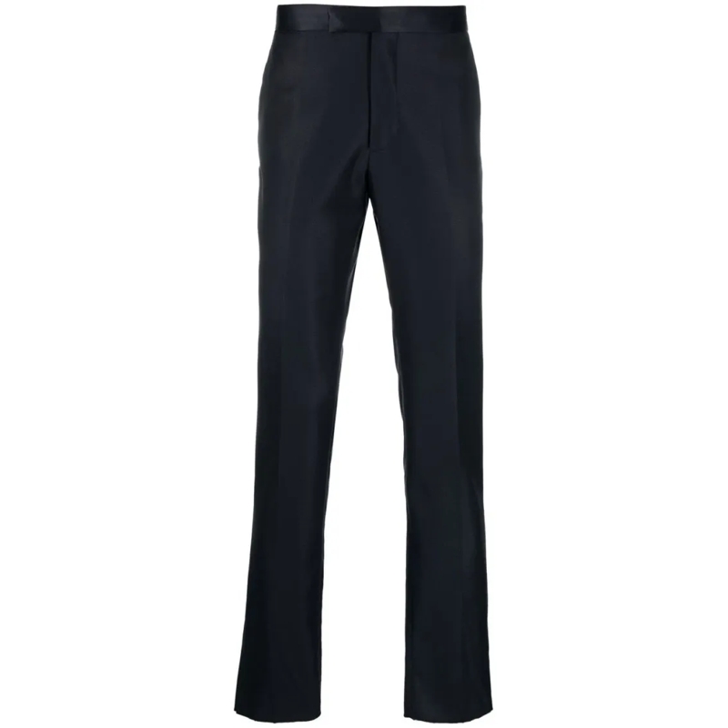 Tagliatore Pantalon Tailored Straight-Leg Trousers Black