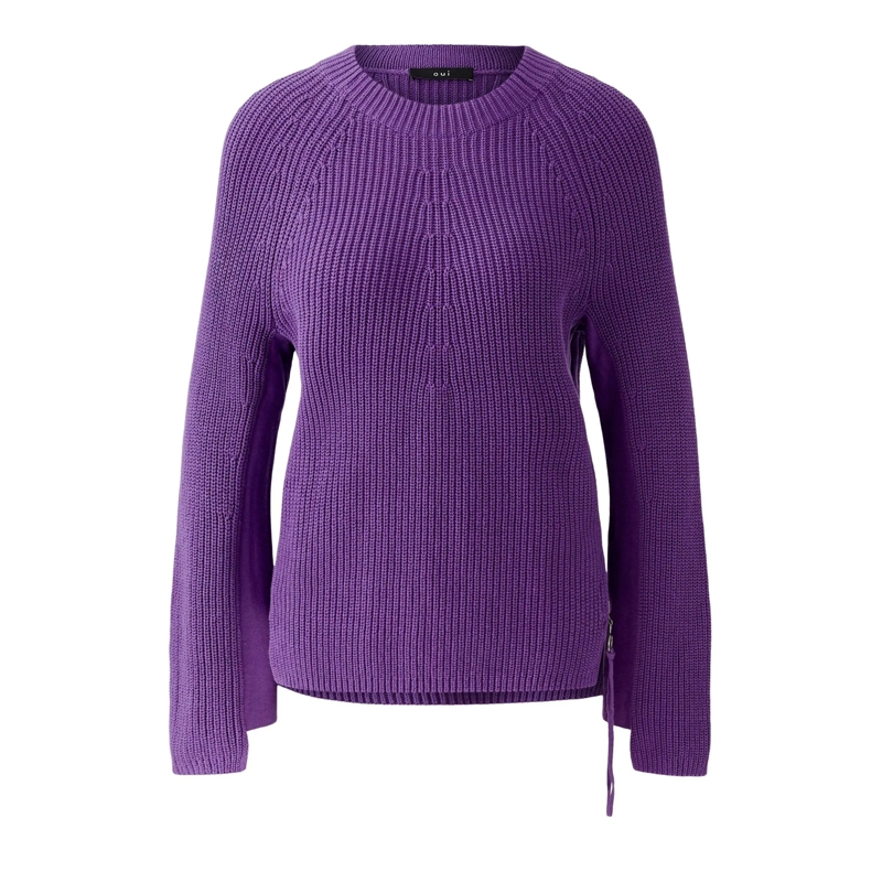 Oui Sweatshirt Pullover RUBI violett