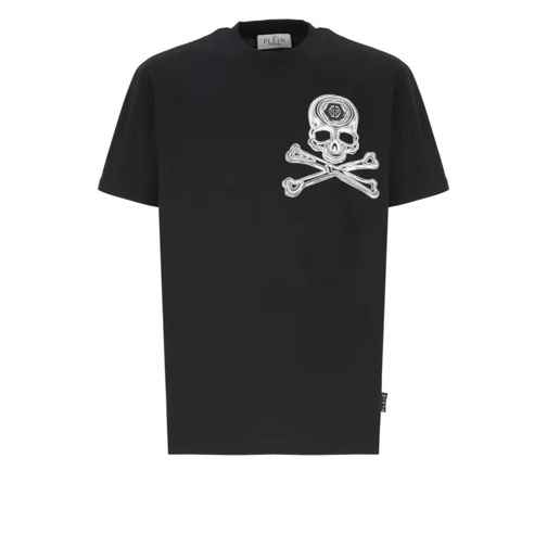 Philipp Plein Round Neck Ss Skull&Bones T-Shirt Black 