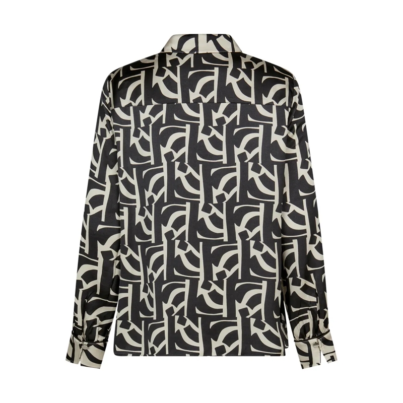Marc Aurel Bluse Schluppenbluse schwarz(Image 5)