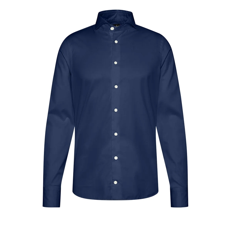 VAN LAACK Hemd Hemd Slim Fit Dessiniert blau