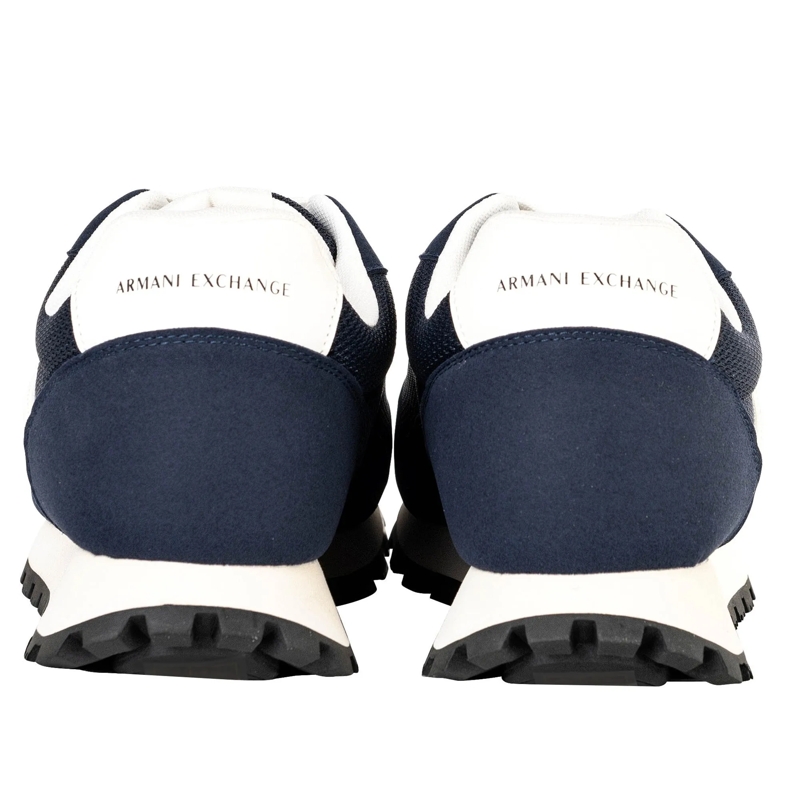 Armani Exchange Low-Top-Sneaker SNEAKER DROP MICROSUEDE+MESH+CALF PU blau(Image 4)