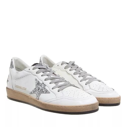 Golden Goose Ballstar White Silver Low-Top Sneaker