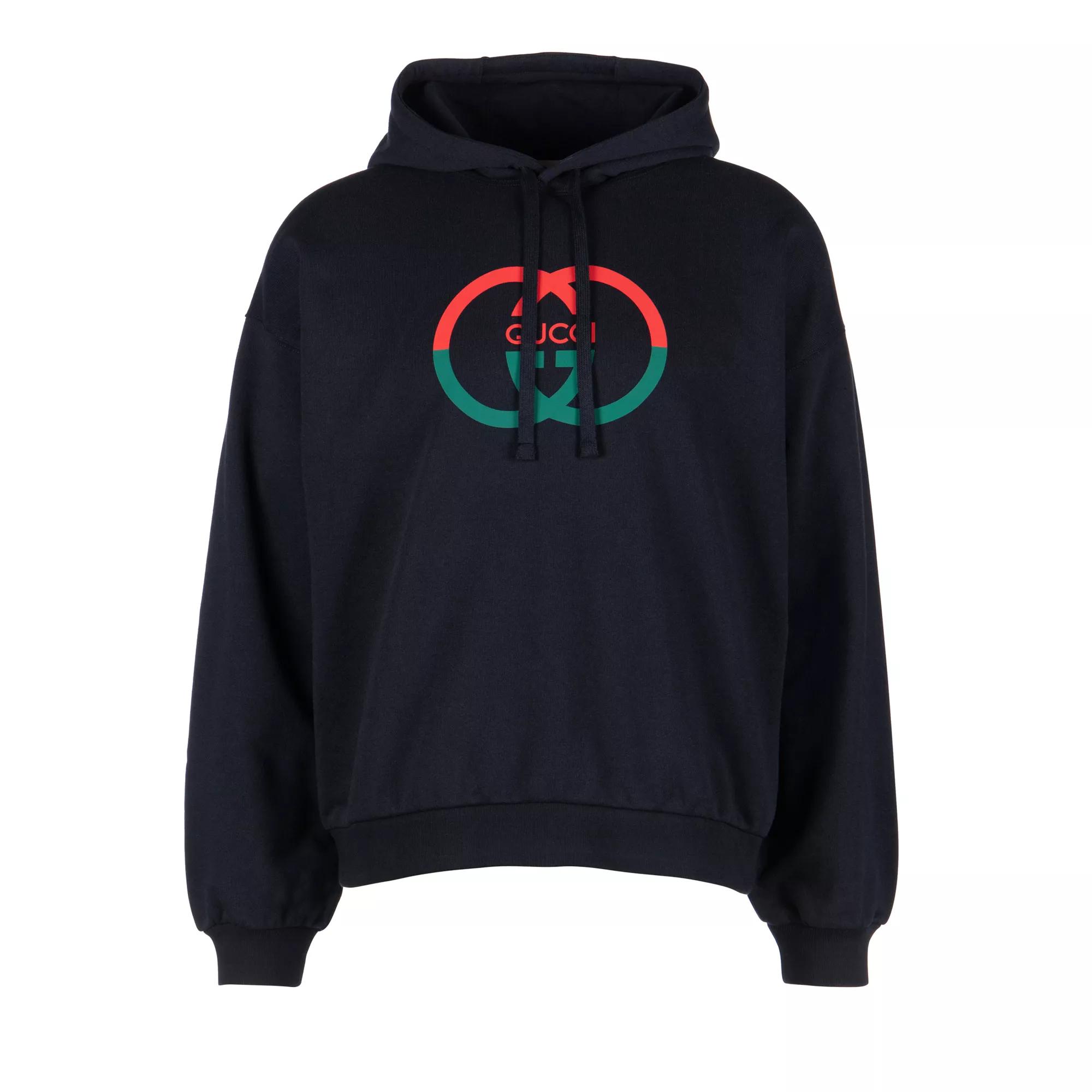 Gucci - Hooded Sweatshirt Light - Größe L - schwarz