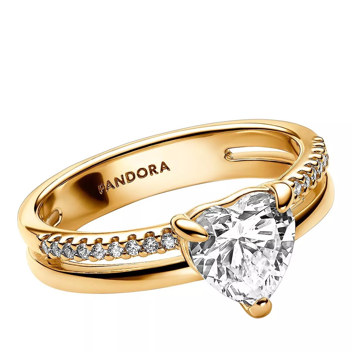 Pandora yellow hot sale gold rings