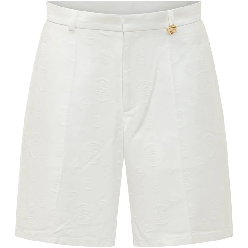 Casablanca Shorts Shorts con Motivo Monogram weiß