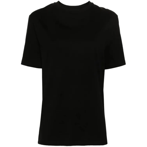 Jil Sander Black Logo-Print T-Shirt Black T-Shirts