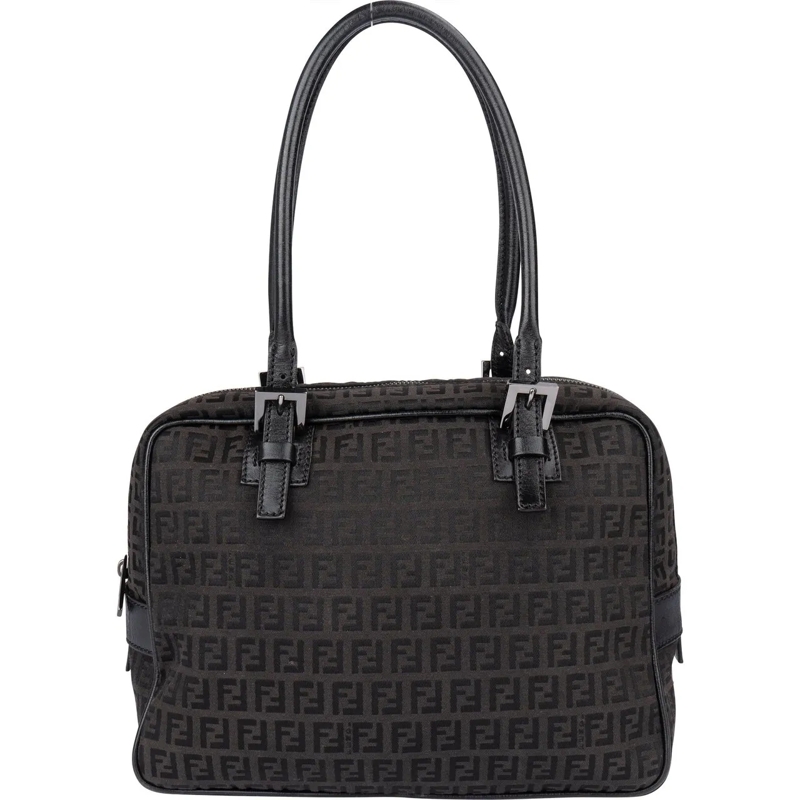Fendi Schultertasche Fendi FF Monogram Zucchino Handbag mehrfarbig