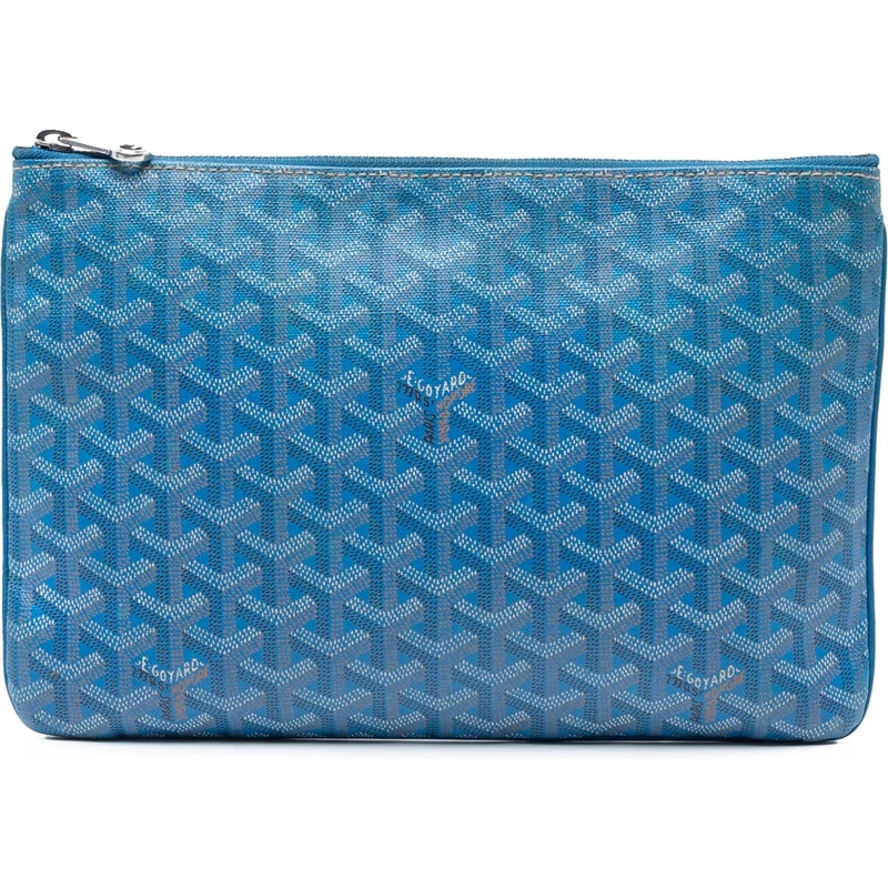 GOYARD Pochette Goyardine Senat MM blau