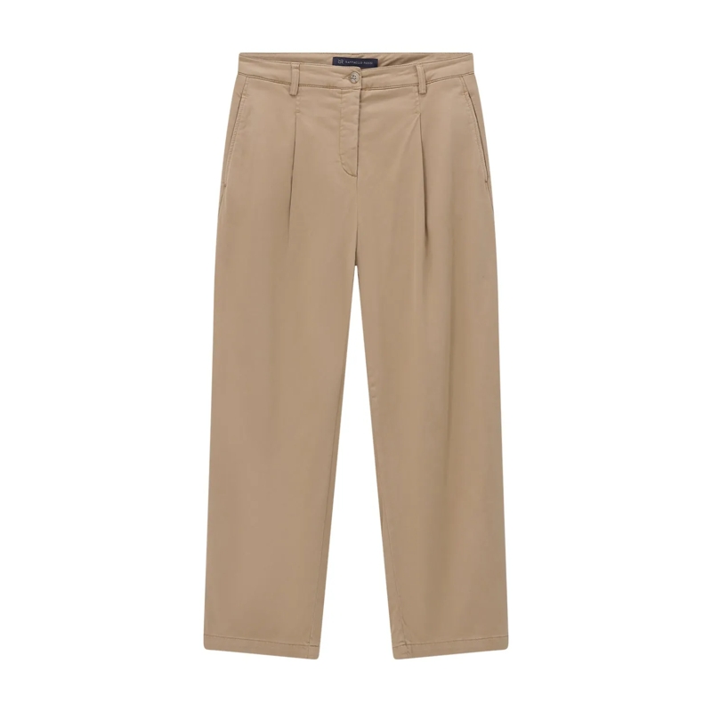 Raffaello Rossi Freizeithose Barrel-Fit Hose Lisan braun