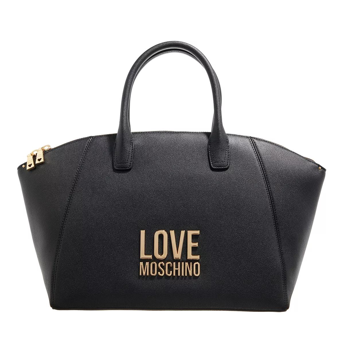 Moschino black tote hot sale