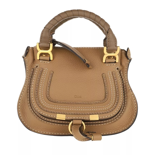 Chloé Mini Marcie Crossbody Bag Nut Rymlig shoppingväska