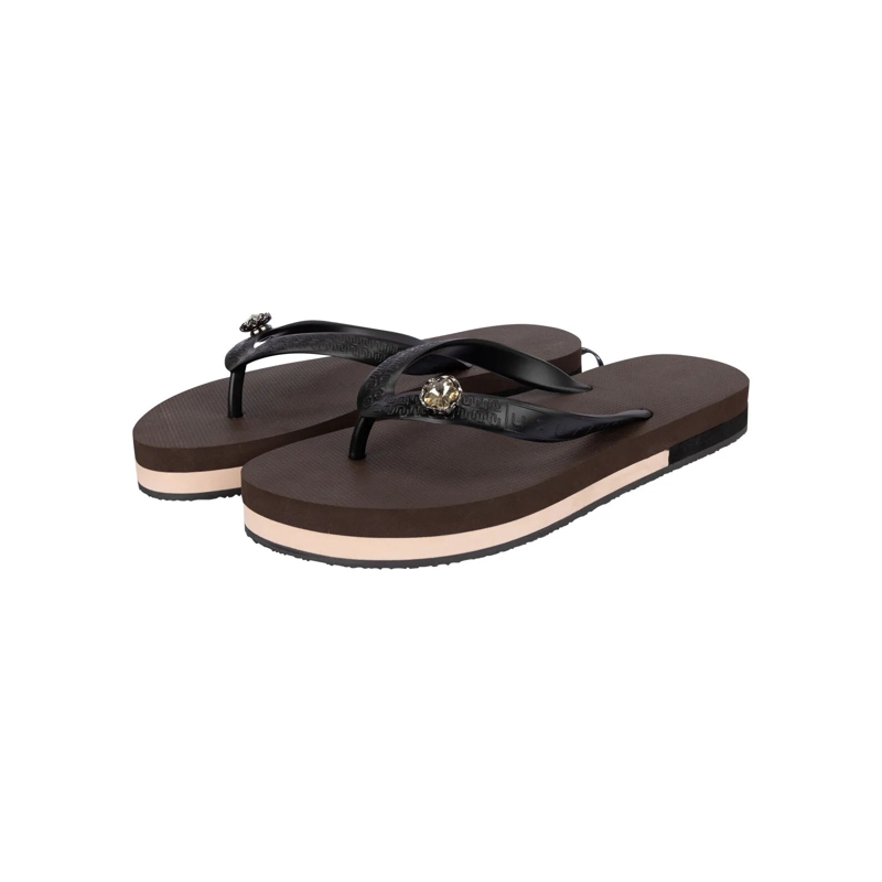 UZURII Flip Flops Zehentrenner Mondriaan Switch Mid Heel mocca(Image 2)