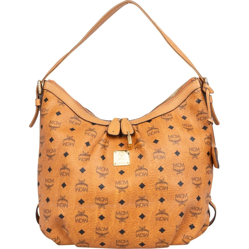 MCM Tote MCM Visetos Monogram Shoulder Bag braun