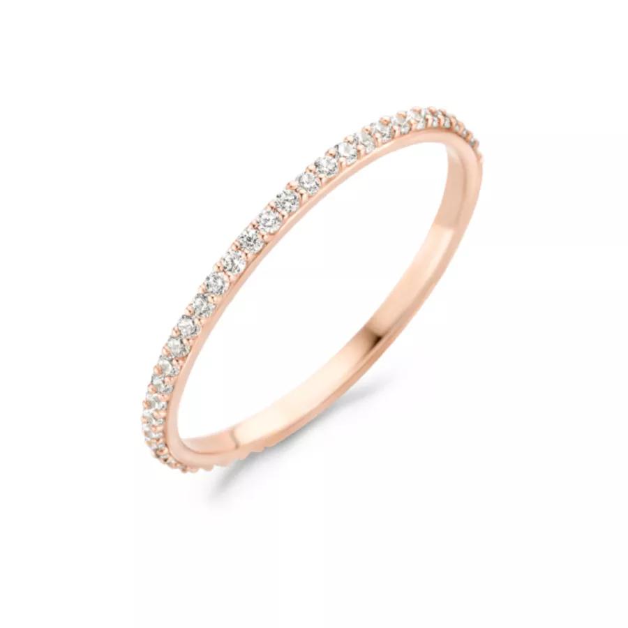 Blush Ring - Blush 585er RoséGolden Ring 1201RZI/46 (Größe: 46) - Gr. 48 - in Gold - für Damen