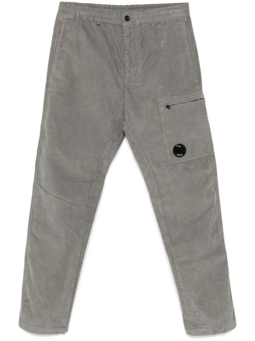 CP Company - Lens-Detail Corduroy Trousers - Größe 54 - grau