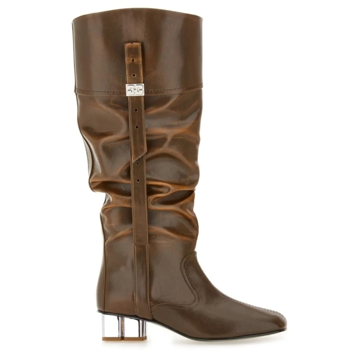 ロングブーツ Ganni Slouchy Boot Butterfly Ganni Slouchy Boot Butterfly from $860.00 - on Stylight