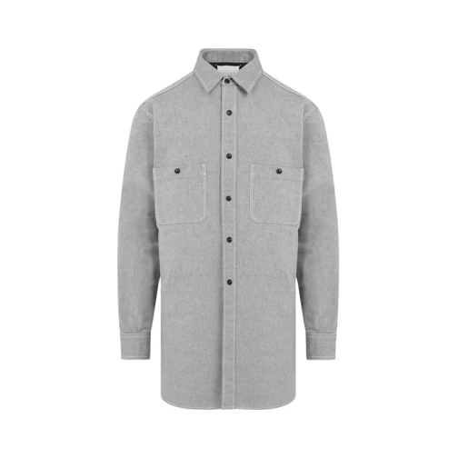 Maison Margiela Caviar Grey Cotton Shirt Grey 