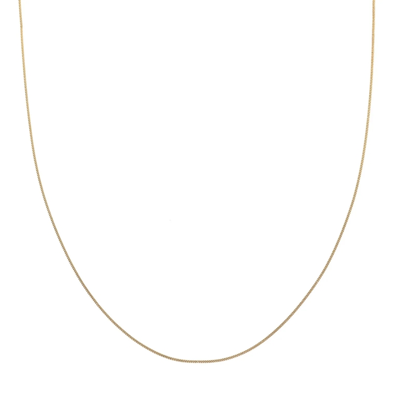 Elli Kurze Halskette Halskette Panzerkette Basic Klassik 375er Gelbgold gold