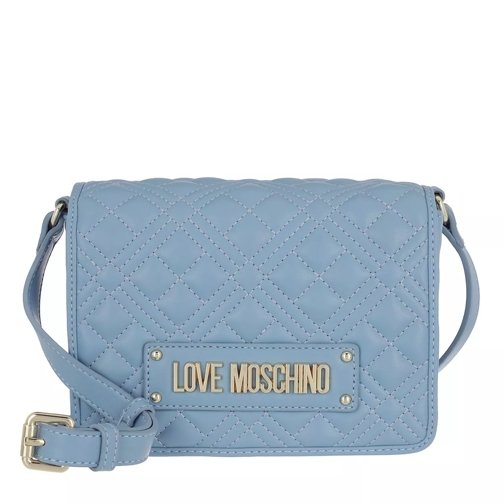 Love Moschino Borsa Quilted Nappa Pu  Azzurro Cross body-väskor