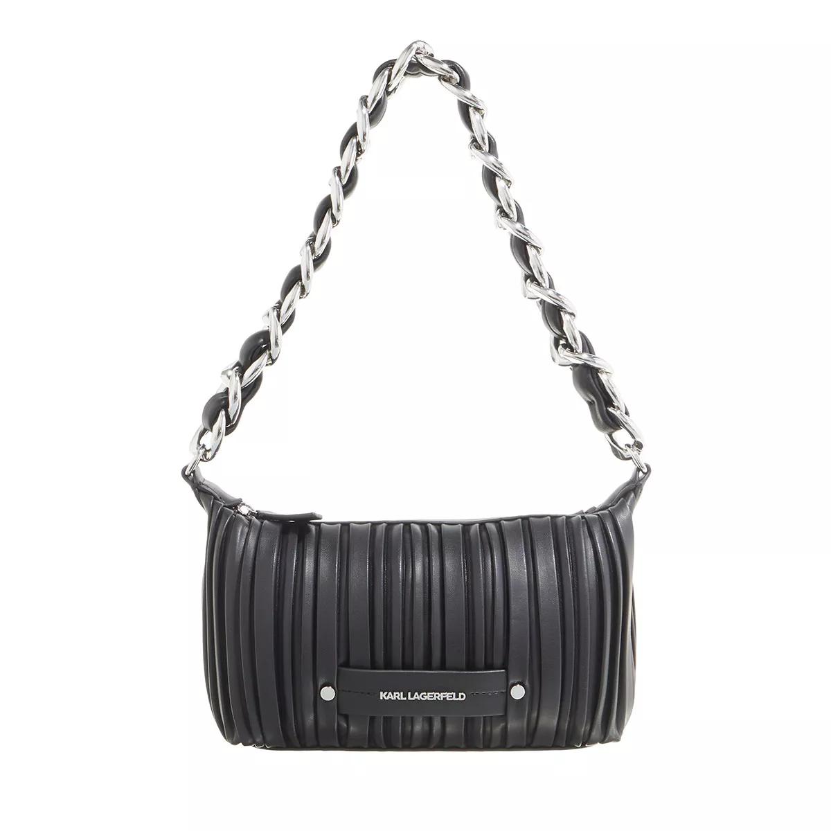 Karl Lagerfeld Hobo Bag - K/Kushion Chain Sm Shoulderbag - Gr. unisize - in Schwarz - für Damen