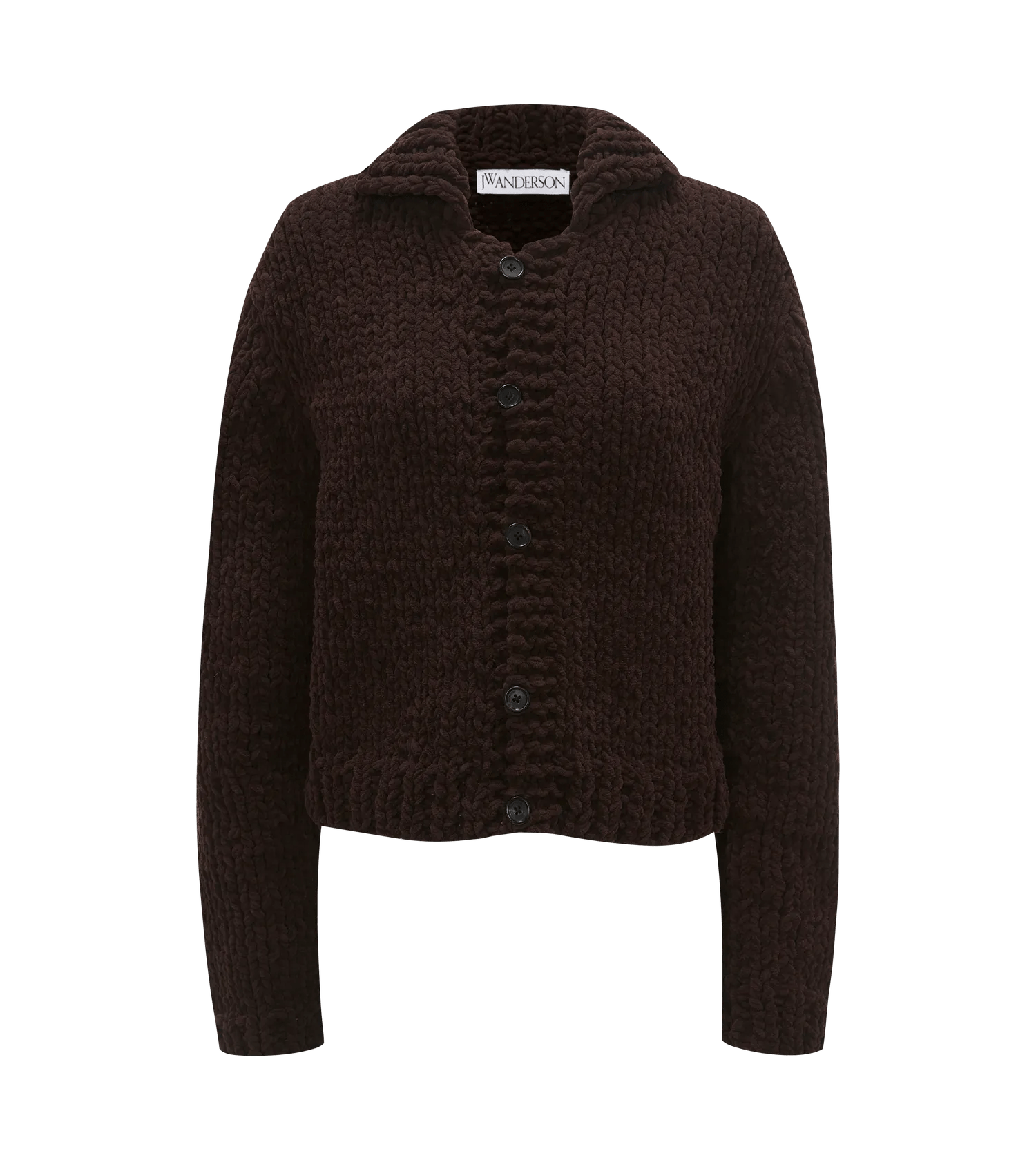 J.W.Anderson - Grob gestrickter Cardigan - Größe XS - braun