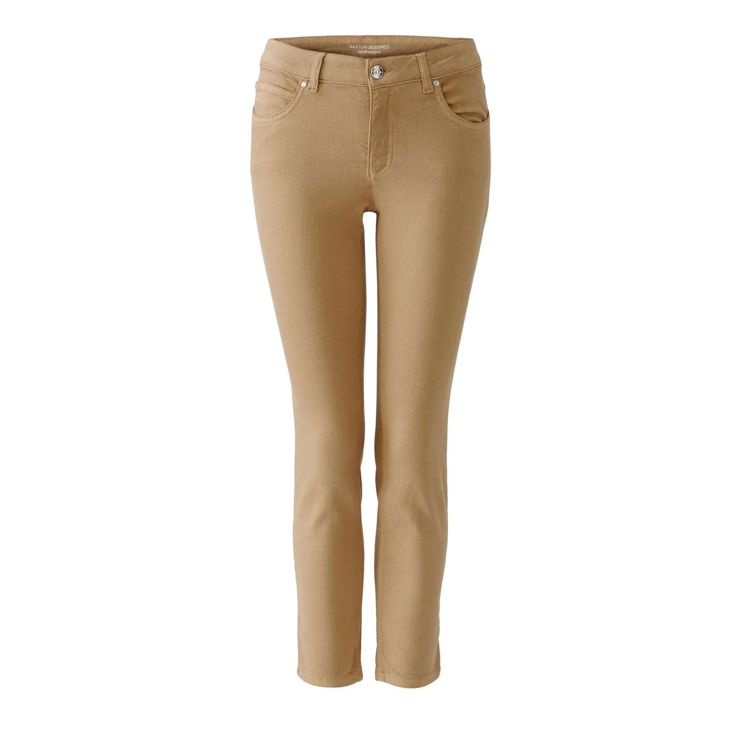 Thumbnail - Oui - Jeggings BAXTOR cropped - Größe 34 DAMEN - cognacbraun