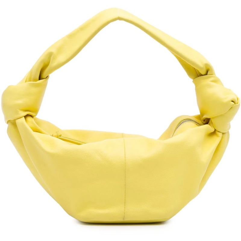 Bottega Veneta Tote Mini Calfskin Double Knot gelb