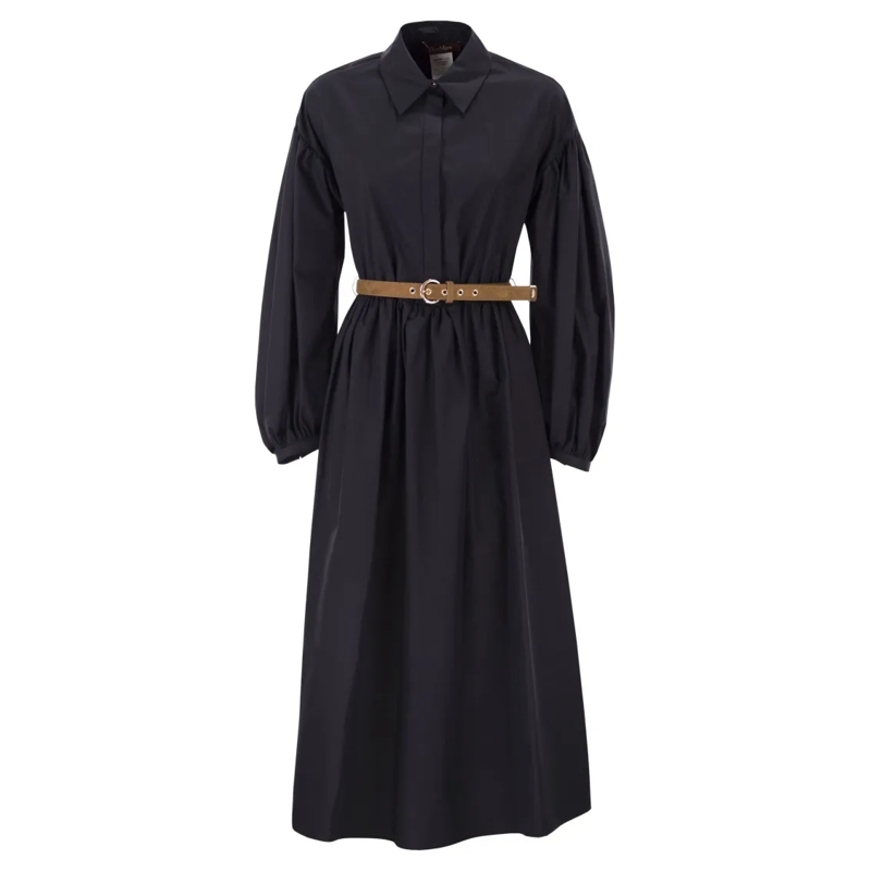 Max Mara  Mstmarmo - Cotton Shirt Dress Black