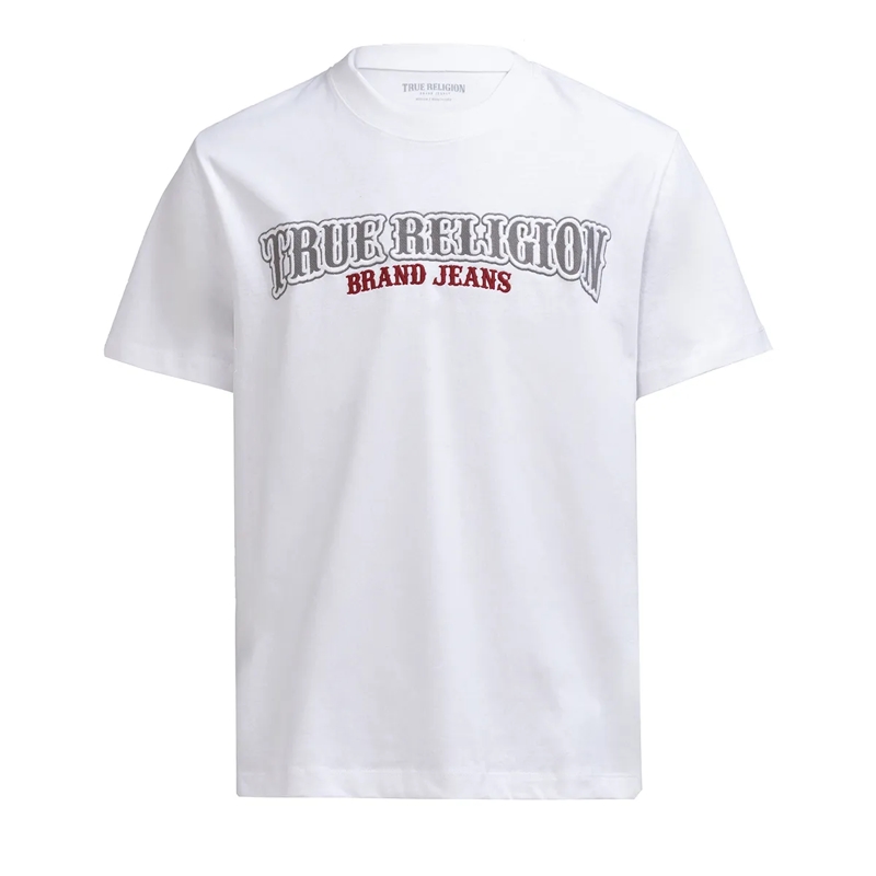 True Religion  T-Shirt weiss
