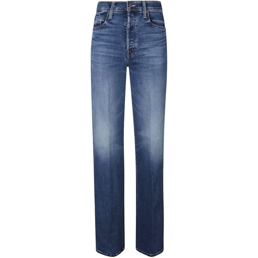 Mother Skinny Leg Jeans The Tomcat Roller Sneak Jeans Blue blau