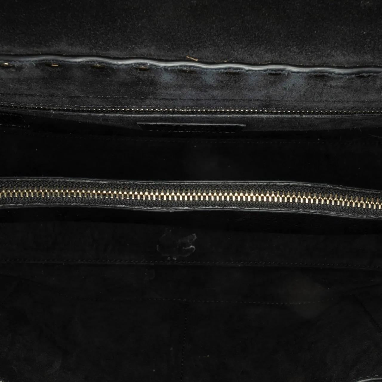 Valentino Garavani Crossbody bags 2010-2023 Rockstud Top Handle Satchel in zwart