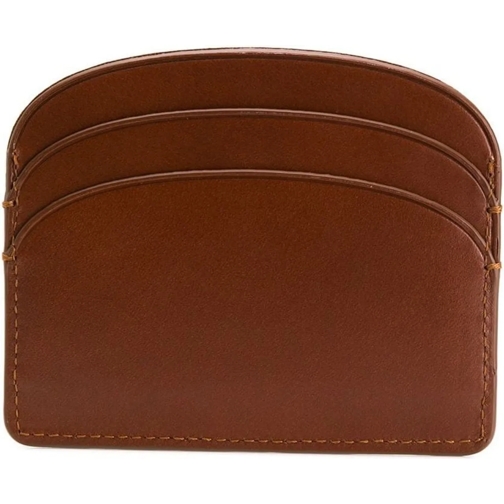 A.P.C. Kartenhalter porte-cartes demi-lune brown schwarz