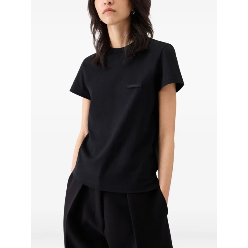 Jacquemus T-shirt Short-Sleeve Black Top Black