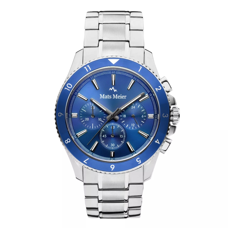 Mats Meier Chronographe Ponte Dei Salti Uhr Silber