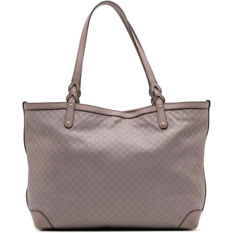 Gucci Shopper Medium Microguccissima Craft Tote lila