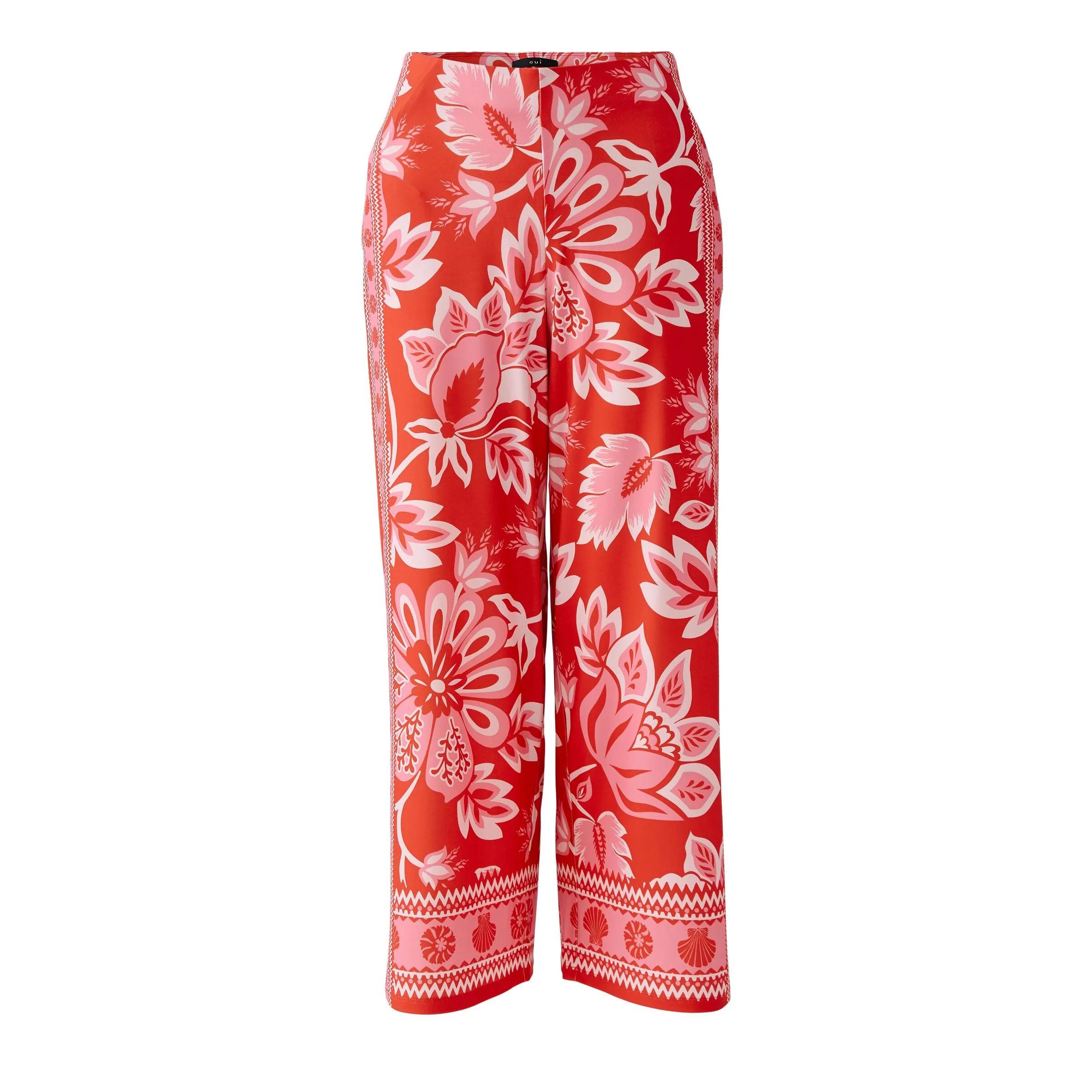 Thumbnail - Oui - Schlupfhose - Größe 40 DAMEN - red