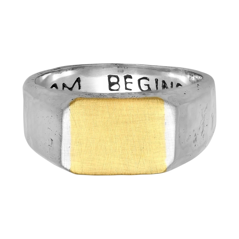 Haze & Glory Siegelring Ring Siegelring - Wisdom 925 Sterling Silber silber(Image 2)