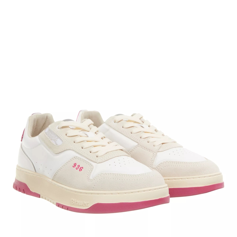 Blauer Low-Top-Sneaker Adel White/Fuxia