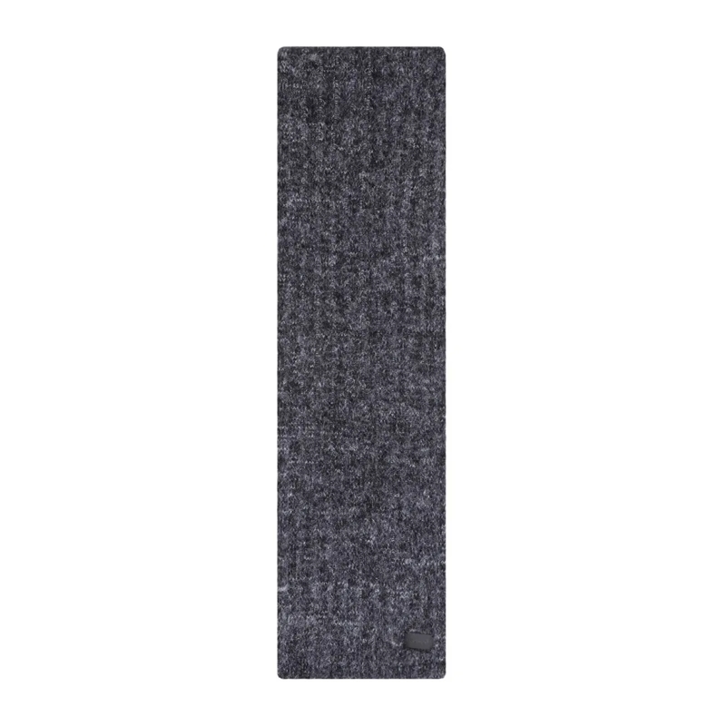 Saint Laurent Écharpe légère Echarpe Maille Anthracite Wool Beanie Grey