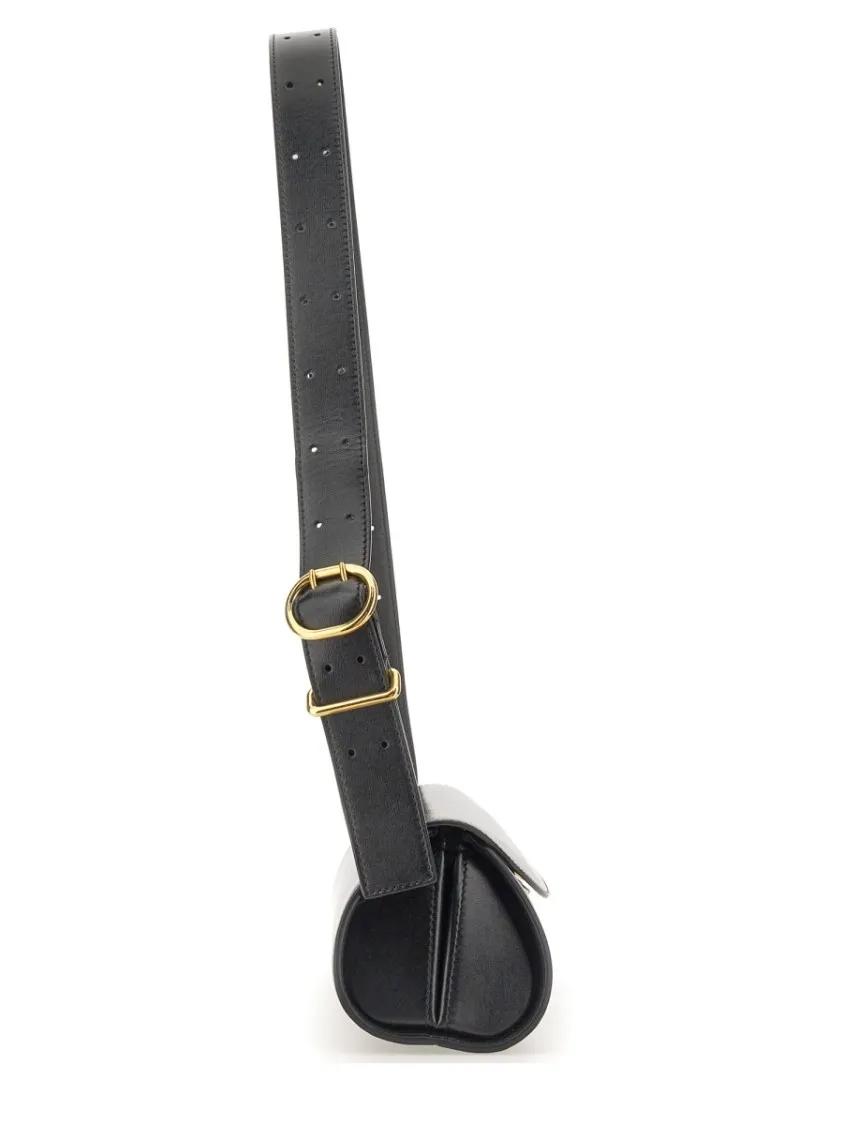 Jil Sander Hobo bags "Cannolo" Small Bag in zwart