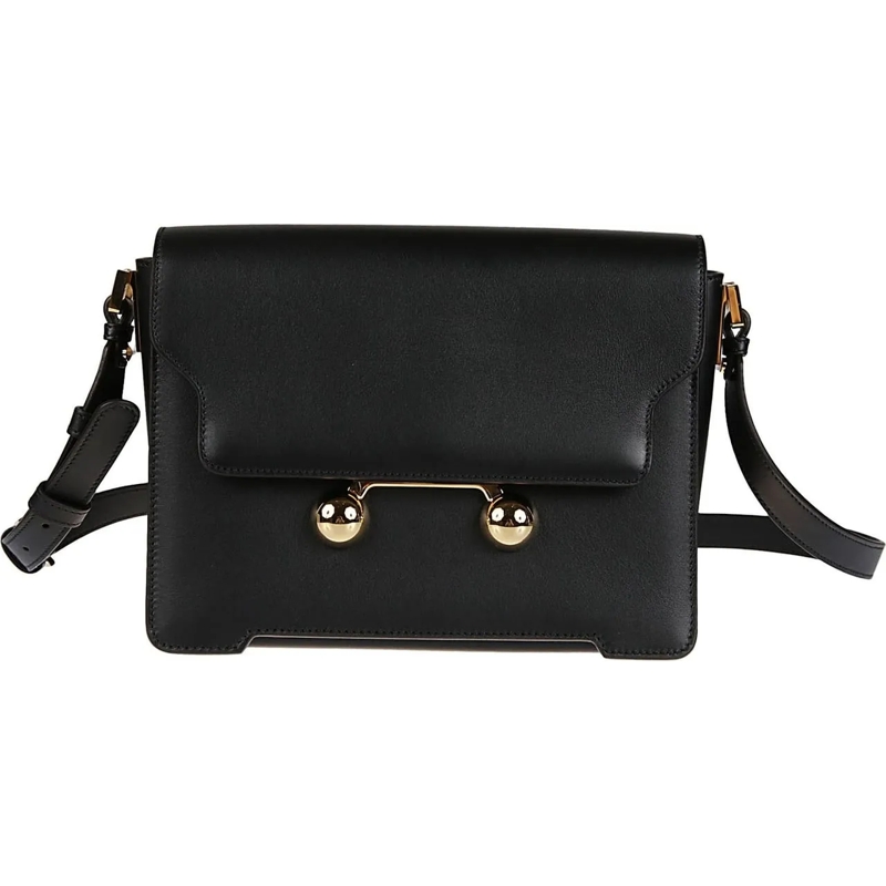 Marni Draagtas Trunkaroo Medium Bag Black schwarz