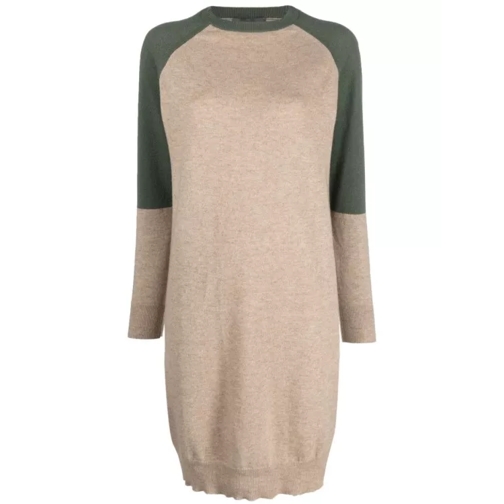 Lorena Antoniazzi  Knitted Mini Dress Neutrals