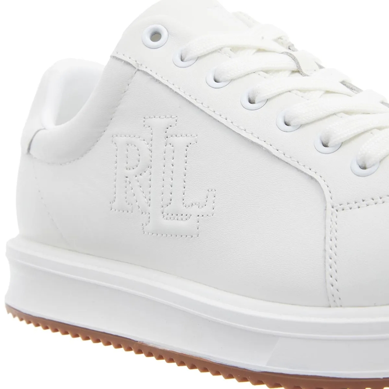 Lauren Ralph Lauren Low-Top-Sneaker Ainsley Sneakers Low Top Lace Snow White(Image 4)